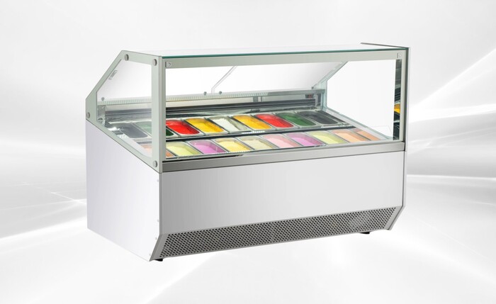 Gelato Dipping Cabinet 67 Inches 18 Pan Freezer Rental for rent in Springbrook, IA