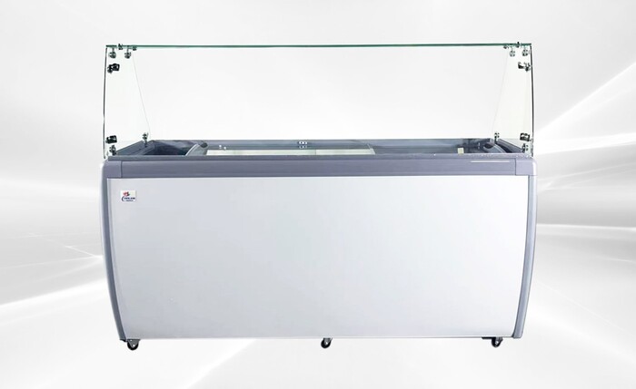 71 Inch Dipping Cabinet With Flat Glass Sneeze Guard Freezer Rental for rent in Loop, TX