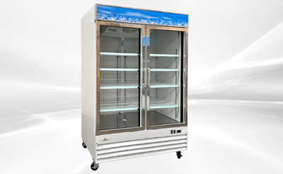 53 Inch Two Glass Door Freezer Stainless Steel Door Rental for rent in Anna, TX