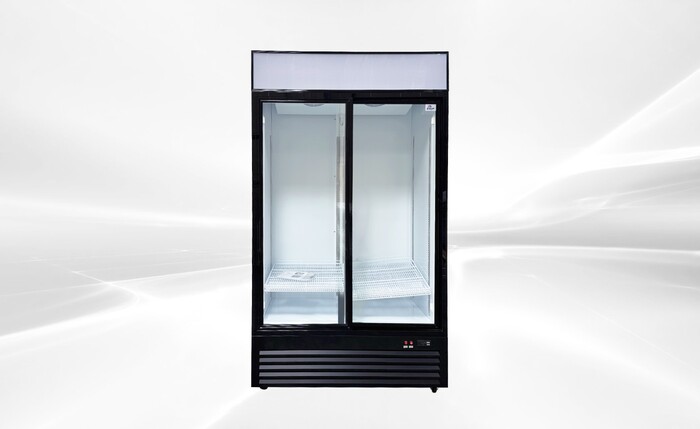 44 Inch Double Sliding Door Upright Cooler Refrigerator Rental for rent in Tool, TX