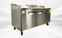 Pizza Prep Table Stainless 2 Doors Refrigerator Rental for rent in Sunray, TX