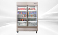 2 Glass Door Stainless Steel Commercial Refrigerator Rental for rent in Trinity, FL