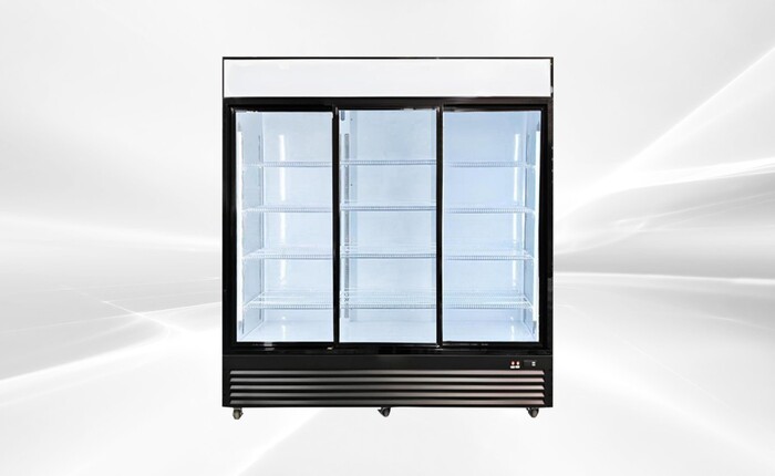 72 Inches Slide Door Cooler Refrigerator Merchandiser Rental for rent in Markham, TX