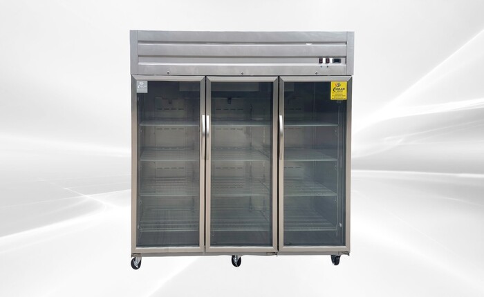 Merchandiser Three Door Top Mount Refrigerator Rental for rent in Commerce, TX