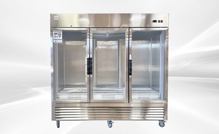 Commercial 3 Door Stainless Steel Refrigerator Rental for rent in Benjamin, TX