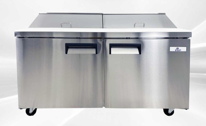 60 Inches Top Two Door Sandwich Prep Table Refrigerator Rental for rent in Five Points, FL