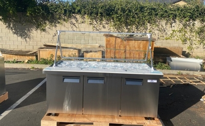 72 Inch Poke Bowl Cold Table Refrigerator Rental for rent in Benjamin, TX