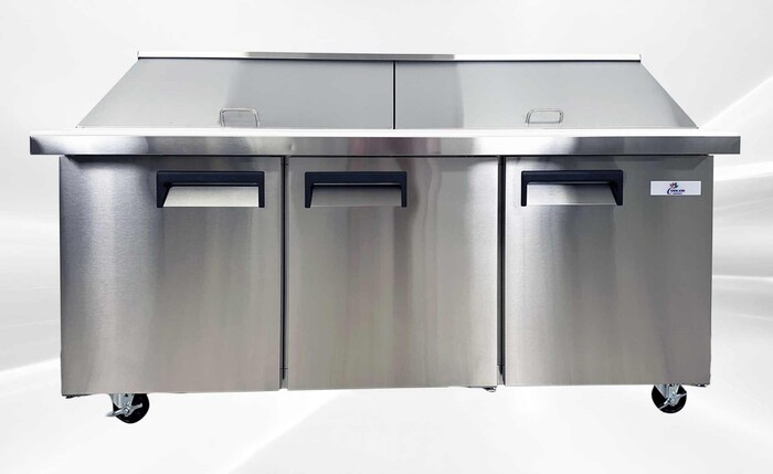 Sandwich Prep Table Mega Top Two Door 72 Inch Refrigerator Rental for rent in Commerce, TX