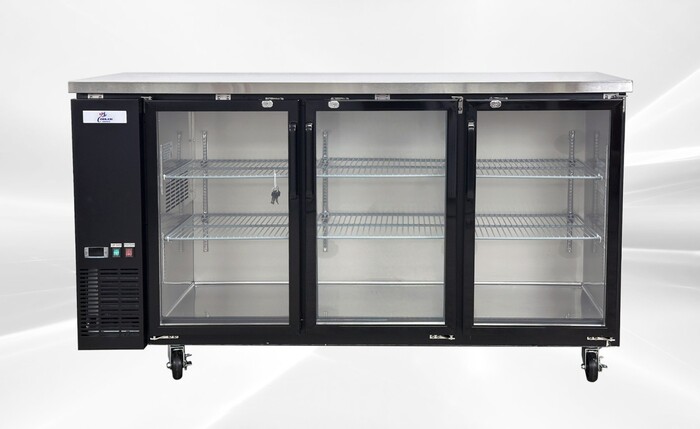 72 Inch Beer Bar Glass Door Refrigerator Black Case Rental for rent in Flat, TX