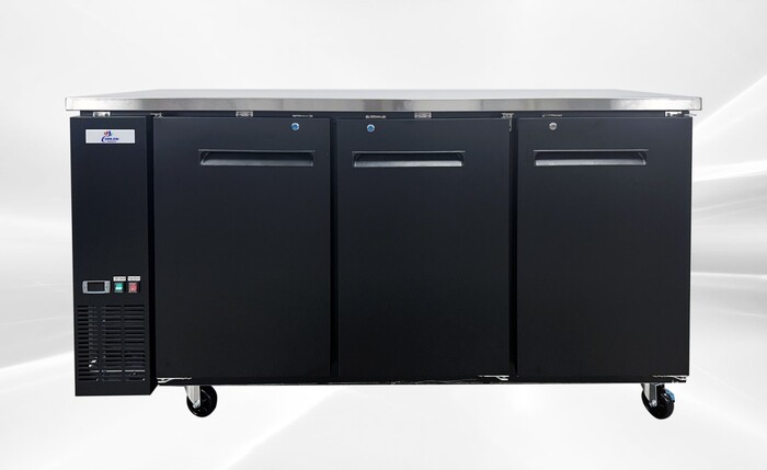 Beer Black Glass Door Back Bar Cooler Case Refrigerator Rental for rent in Flat, TX