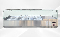 Countertop Stainless Steel 5 Pans Salad Showcase Refrigerator Rental for rent in Argyle, TX