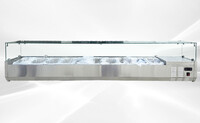 10 Pans Salad Showcasesandwich Prep Table Refrigerator Rental for rent in Hooks, TX