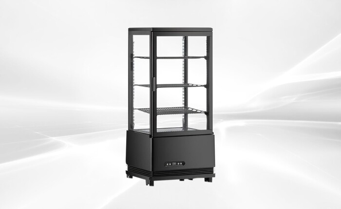 Square 4 Sided Glass Refrigerator Display case Bakery Rental for rent in Iola, TX