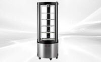 Curved Glass Refrigerated Standing Showcase Rental for rent in Avery, TX