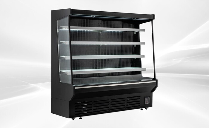 76 ins open air display case refrigerator 220v Rental for rent in Hackberry, TX