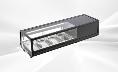 Black Refrigerated Display Case sushi refrigerator Rental for rent in Bath, IL