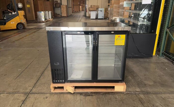 Beer Black Glass Door Back Bar Cooler case Rental for rent in Ames, TX