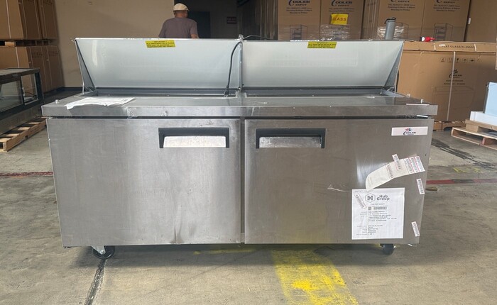 60 inches top two door Sandwich Prep Table Rental for rent in Ames, TX