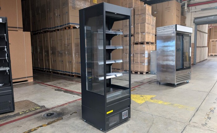 27 in Vertical Open Air Cooler Display Rental for rent in Junction, TX
