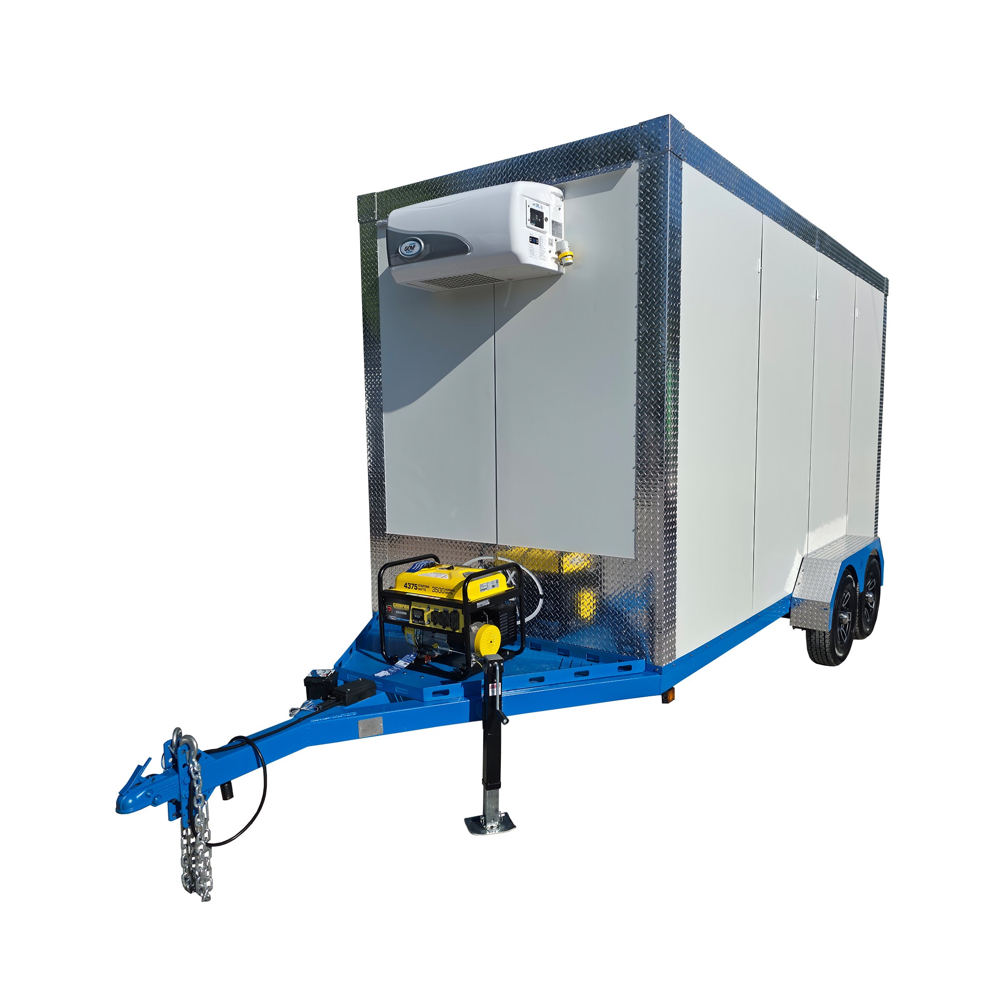 7 x 16-Foot Refrigerated Cooler and Freezer Trailer Rental for rent in Bertram, TX